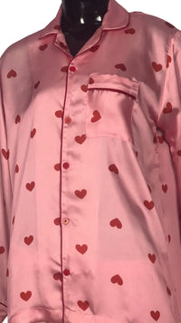 Thumbnail for Pink 🩷 Hearts Silk - ELORA OFFICIAL