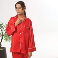 Thumbnail for Plain Red Silk - ELORA OFFICIAL 