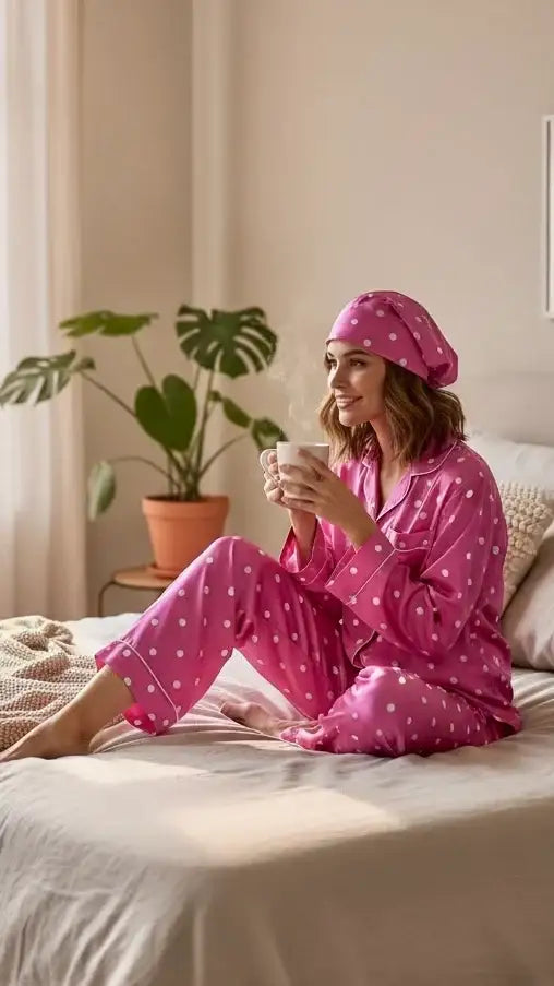 Pink 💓 Polka Silk