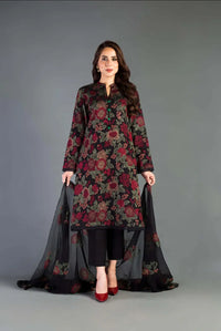 Thumbnail for Black Forest 2 Piece CO-ORD Set Silk - ELORA OFFICIAL