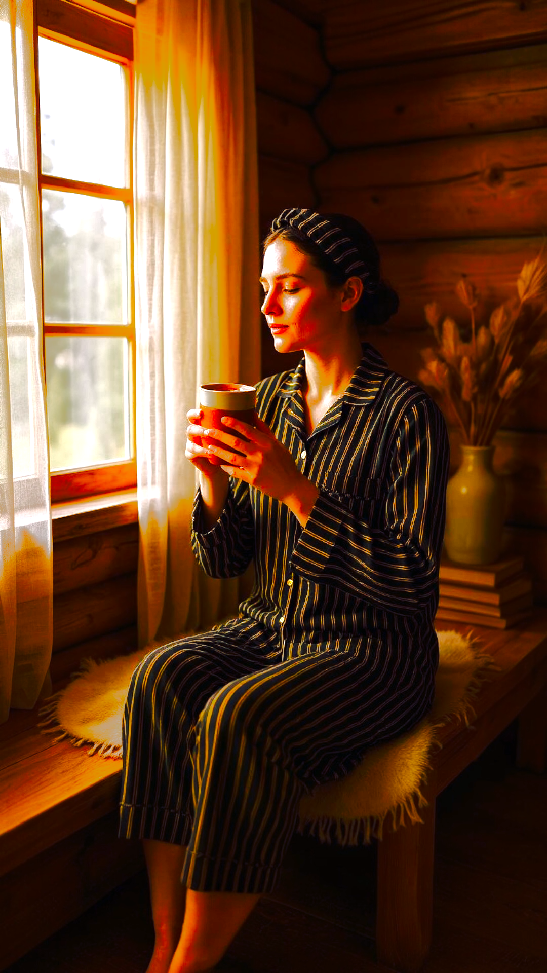 Yellow 🐝 Striped Linen