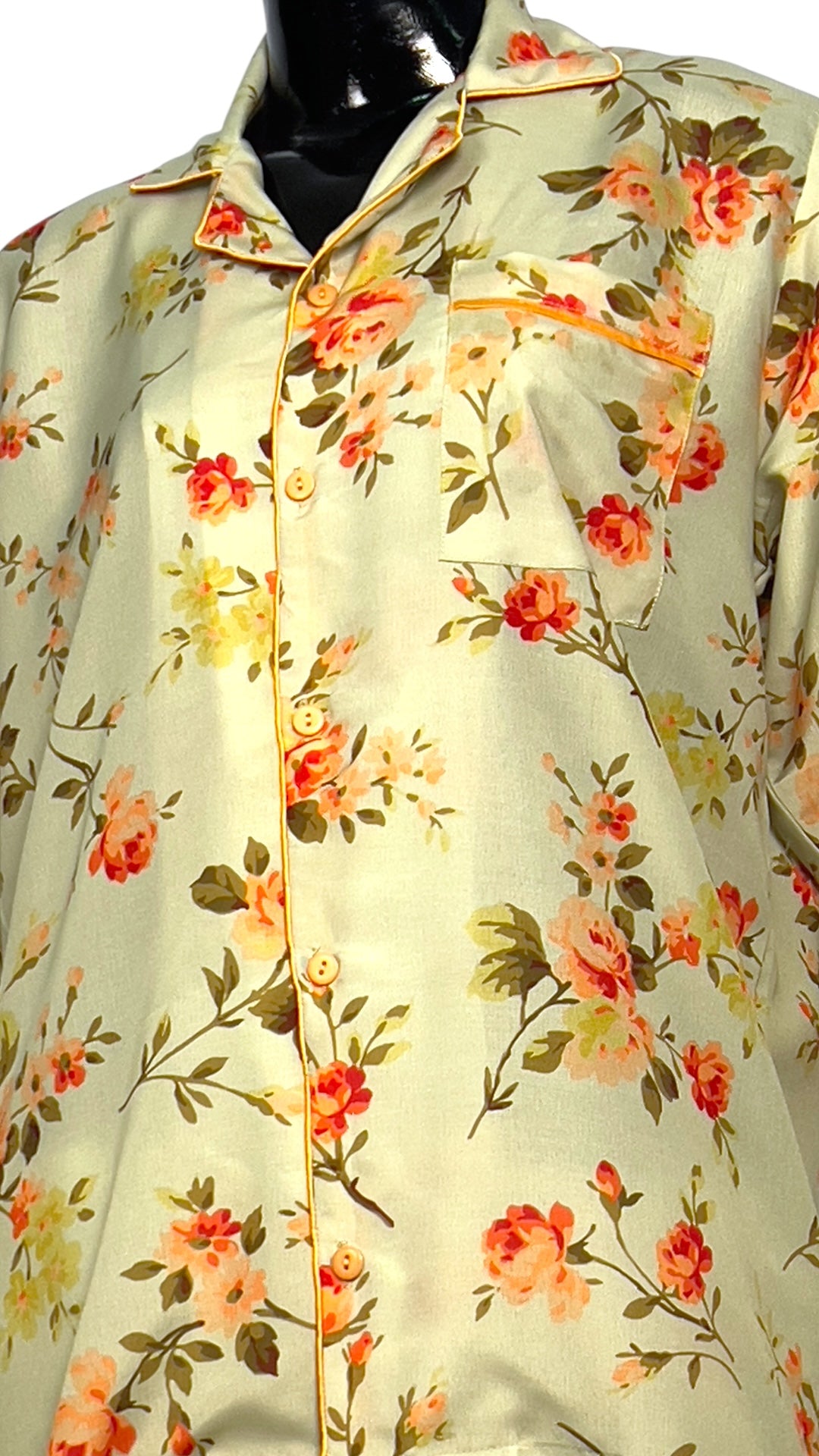 Mint 🍵 Floral Poly Linen