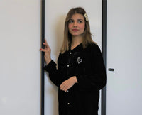Thumbnail for Black Velvet Solid - ELORA OFFICIAL PJs