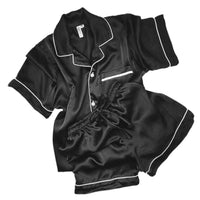 Thumbnail for Black Silk Shorts - ELORA OFFICIAL PJs