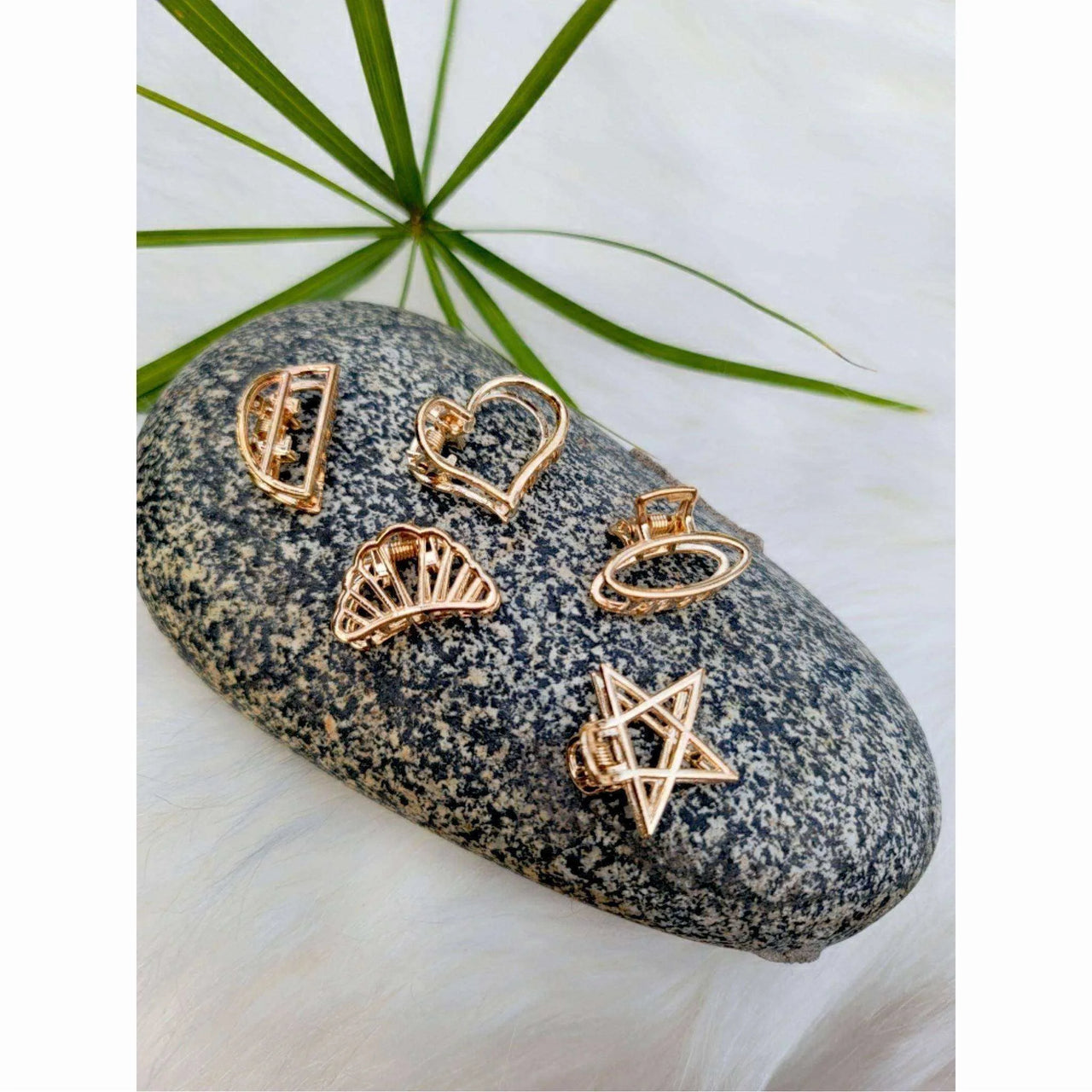 Mini Brass Hair Catchers Set - ELORA OFFICIAL Hair Accessories