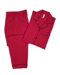 Thumbnail for Plain Red Linen - ELORA OFFICIAL 