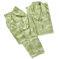 Thumbnail for Solid Olive Silk - ELORA OFFICIAL 
