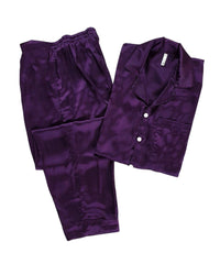 Thumbnail for Solid Plum Silk - ELORA OFFICIAL 