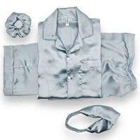 Thumbnail for Solid Powder Blue Silk - ELORA OFFICIAL 